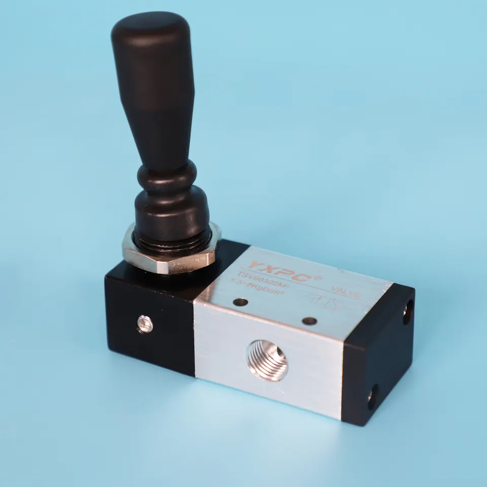  Manual Lever Operated Pneumatic Hand Lever Valve Model- 3H/4H/TSV